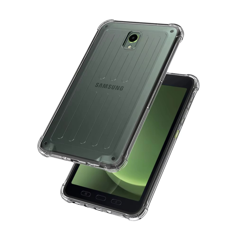 Stoßfeste TPU-Schutzhülle für Samsung Galaxy Tab Active5 Tactical Edition, transparent, mit 4 Airbags - Bild 2
