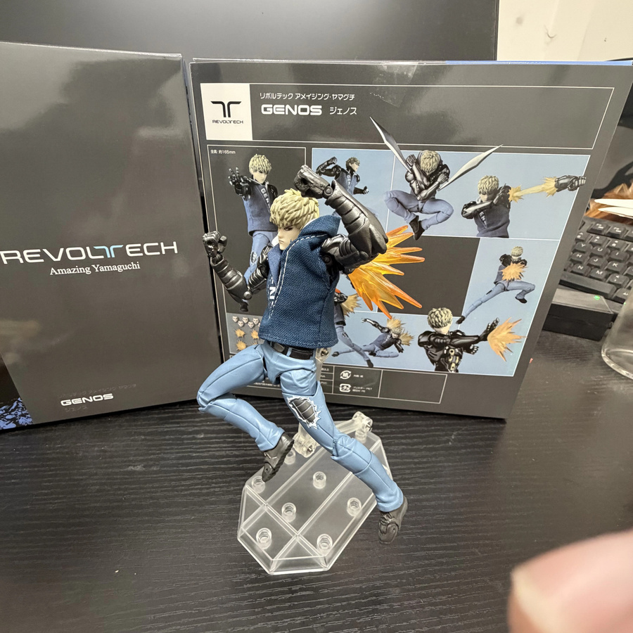 Bandai One Punch Man Genos Actionfigur, bewegliche Gelenkmodelle - Bild 2