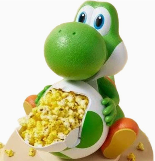 Bandai Mario Yoshi Popcorn-Eimer, Yoshi Ei-förmiger Snack-Aufbewahrungsbehälter - Bild 1