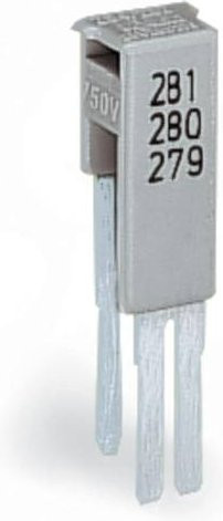 WAGO Reduzierbrücke 284-414 Grau 50 Stück - Bild 1