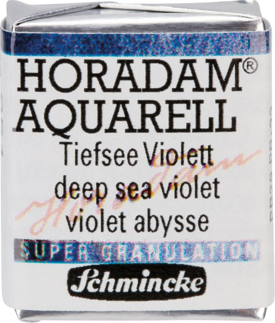 Schmincke HORADAM Aquarellfarbe 1/2 Näpfchen Tiefsee Violett - Bild 1