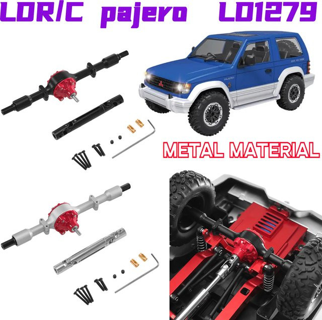 LCRC Metall-Hinterachse, Metall-Antriebswelle, Zubehör - Bild 1