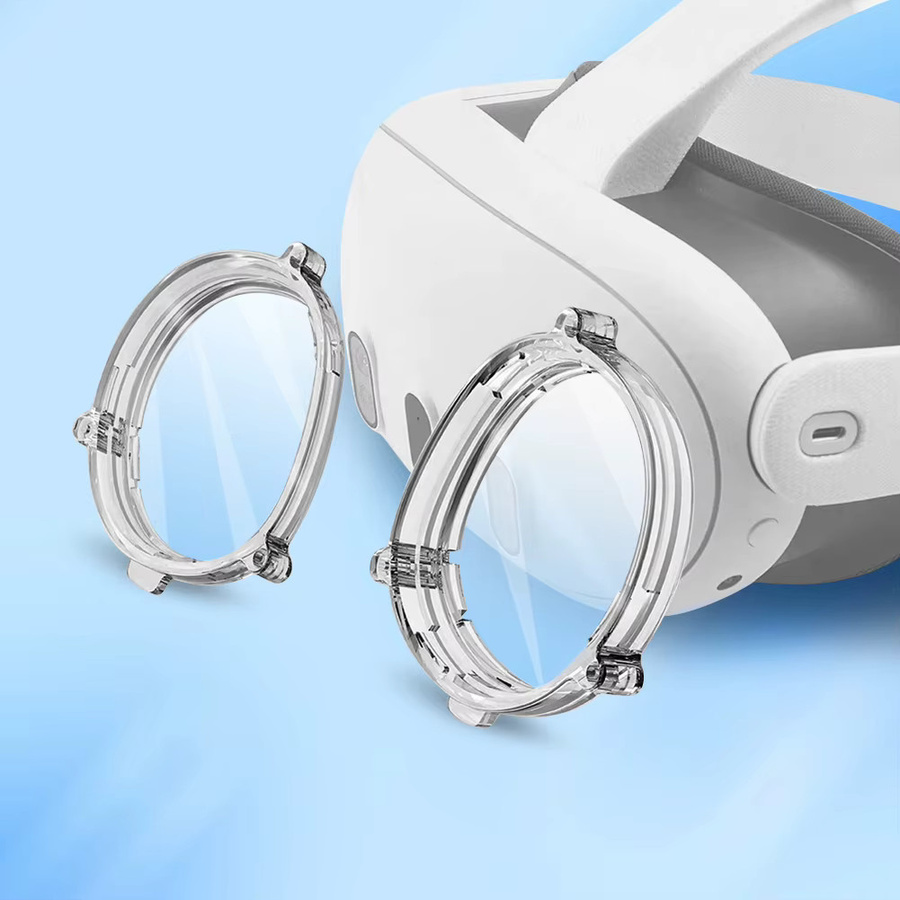 LAIMANEI Magnetischer Linsenschutzrahmen mit Blaulichtfilter-Gläsern für Meta/Oculus Quest 3 - Bild 4