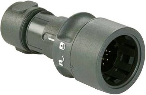Bulgin PXP6010/22P/CR/0910 Rundsteckverbinder in Schwarz - Bild 1