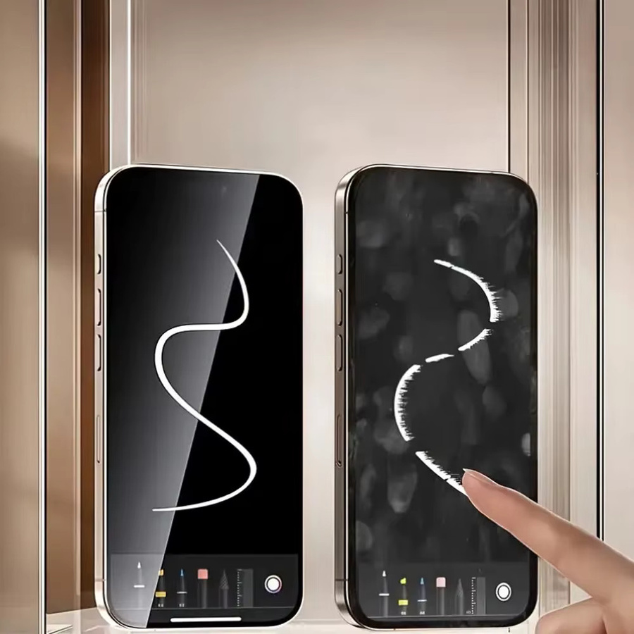 9D Vollflächiger Displayschutz aus gehärtetem Glas für Apple iPhone 17 17e 16 15 14 Pro Max Plus 13 12 11 Pro X XR, transparent - Bild 2