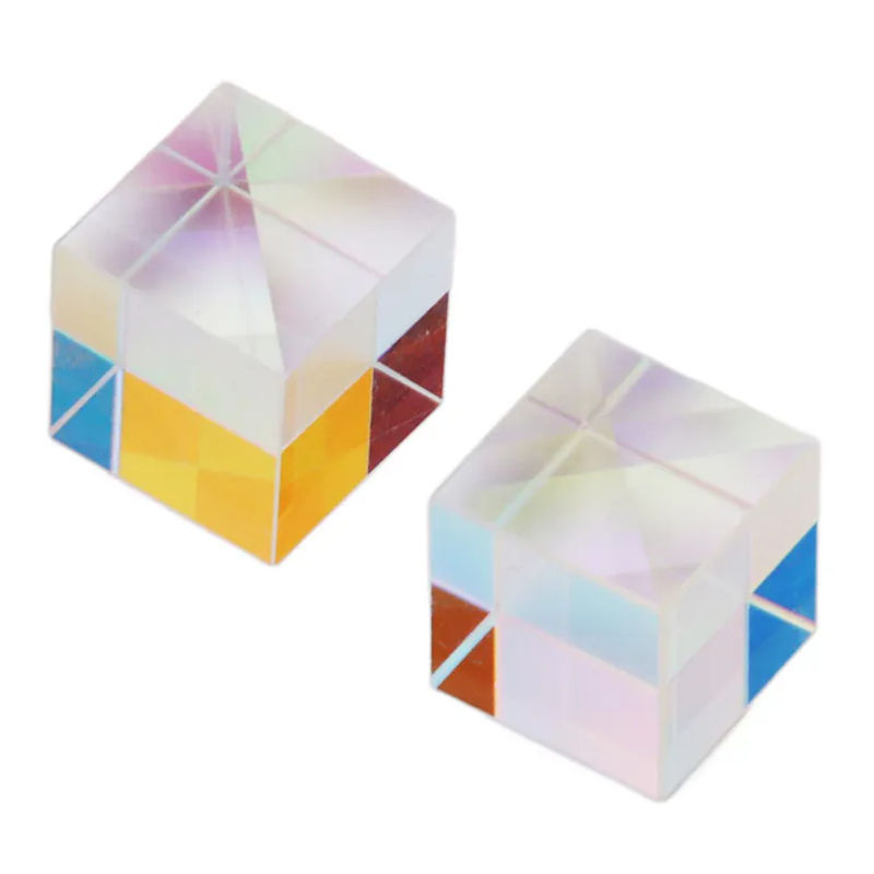 2 Stück Kkmoon Optisches Glas Prisma Mini für RGB Dispersion und pädagogische Experimente, transparent - Bild 2