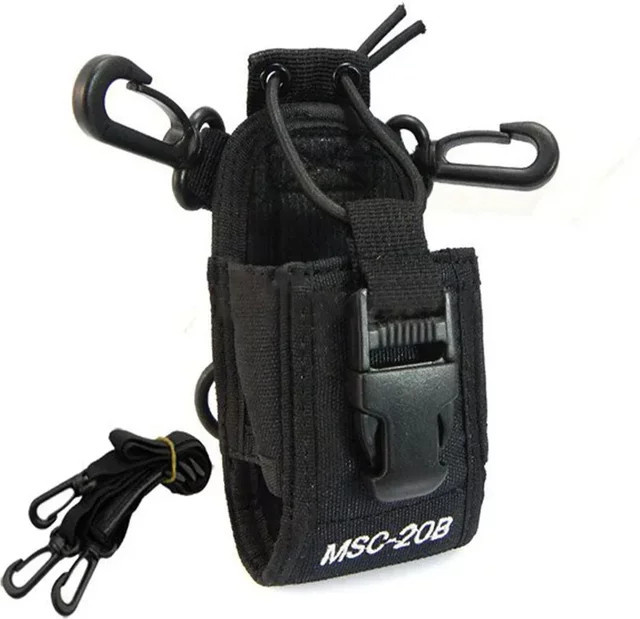 Baofeng Nylon Funkgerät-Tragehülle in Schwarz für Walkie Talkies UV-5R UV-82 UV-888S UV-9R Zubehör für Jagd und Camping - Bild 1