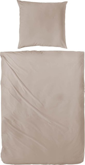H.G. Hahn Luxus Bettwäsche aus Mako-Satin in Beige - Bild 1
