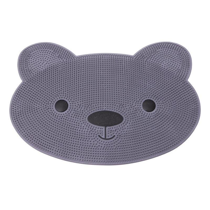 Rutschfeste Badezimmer Matte von Yiran Furniture in Oval, wasserdicht und geeignet für Kinder, B/T: 64 x 35 cm - Bild 1