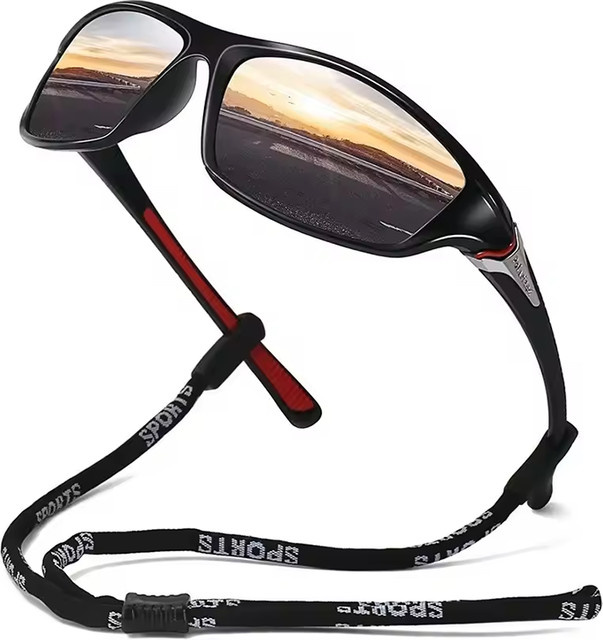 Hindfield Sonnenbrille, Unisex, Vollrand, Schwarz, Kunststoff, polarisiert - Bild 1