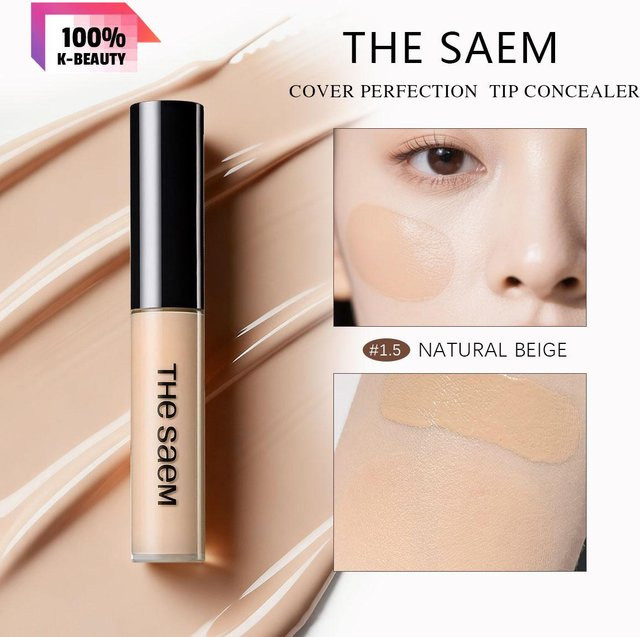 The Saem Cover Perfection Tip Concealer, Natural Beige, 6,5g - Bild 1