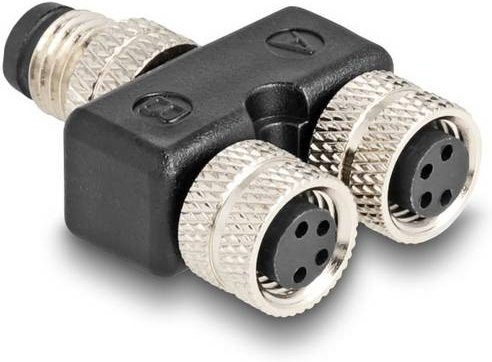 Delock 60577 Y-Verteiler für 4 Sensoren in Schwarz - Bild 1