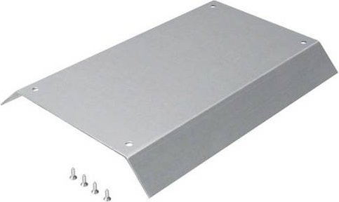 Hager Blinddeckel AKB42000402 aus Stahl in Grau, Breite: 40,0 cm, Tiefe: 4,0 cm - Bild 1