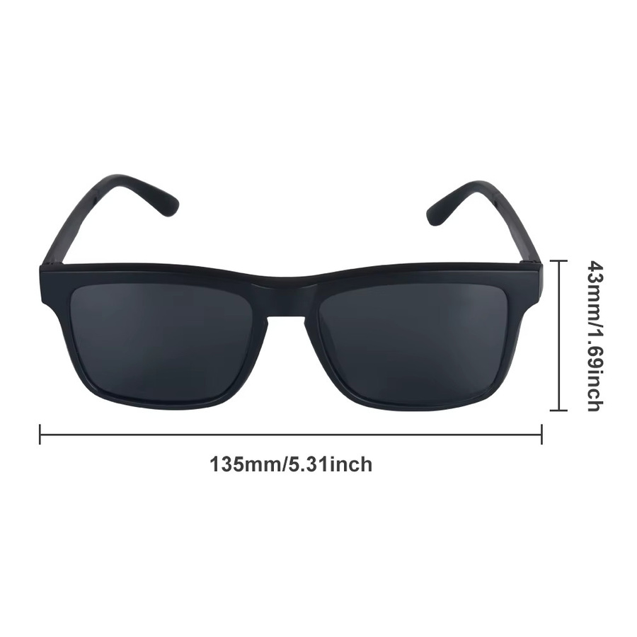 PEPAX Sonnenbrille, Vollrand, Square, Kunststoff, Schwarz - Bild 2