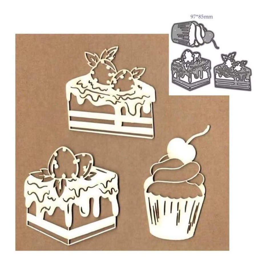 Metall-Stanzform für Papier und Kuchendekor zur Gestaltung von Geburtstags-Desserts - Bild 3