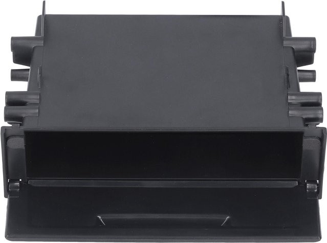 CosyHome 1DIN Autoradio Aufbewahrungsbox Innen-Organizer aus ABS in Schwarz - Bild 1