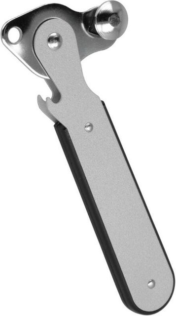 Metaltex Dosenöffner aus Edelstahl in Silber mit ergonomischem Griff, B/H/T: 2,7 x 22,7 x 6,8 cm - Bild 1