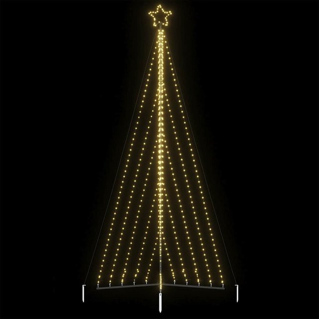 vidaXL LED Weihnachtsbaumbeleuchtung mit 570 warmweißen LEDs, 399 cm - Bild 2