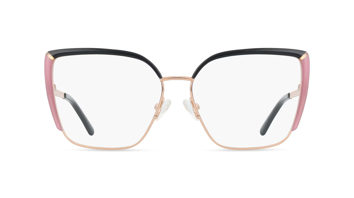 Guess GU50249 Korrektionsbrille Damen, Vollrand, Quadratisch, Metall, Schwarz - Bild 1