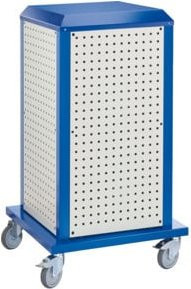 Kappes ToolTower RasterPlan klein Mod. 4 Rollbarer Werkzeugwagen aus Stahl und Kunststoff in Grau und Blau B/T/H: 126 x 70 x 70 cm - Bild 1