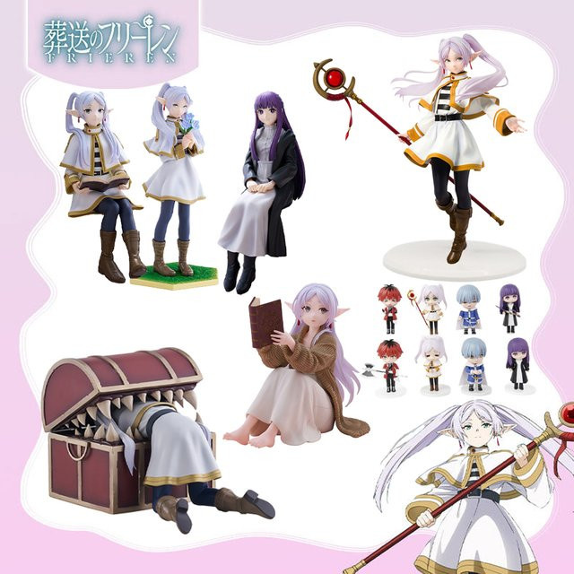 Bandai Frieren Sitzende Figur, Nudelstopper, Kunststoff - Bild 1