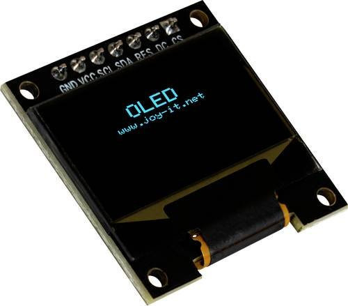 Joy-it SBC-OLED01V2 Display-Modul 2,4 cm (0,96 Zoll) 128 x 64 Pixel in Schwarz - Bild 1