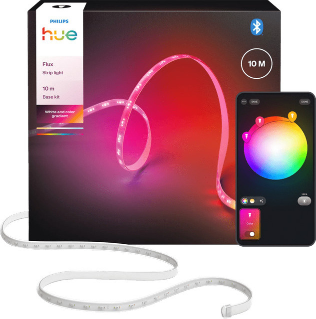 Philips Hue Flux Gradient LED-Streifen 2er-Set, RGBICWW Multicolour, 10 m - Bild 1
