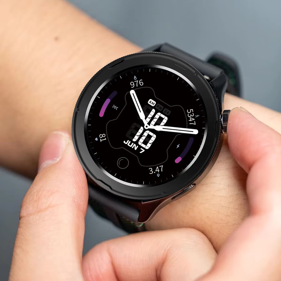 CAOWTAN Minimalistische PC-Lünette für Xiaomi Watch S4/S3, Kratzfester Kunststoff-Schutzring für das Uhrengehäuse - Bild 4