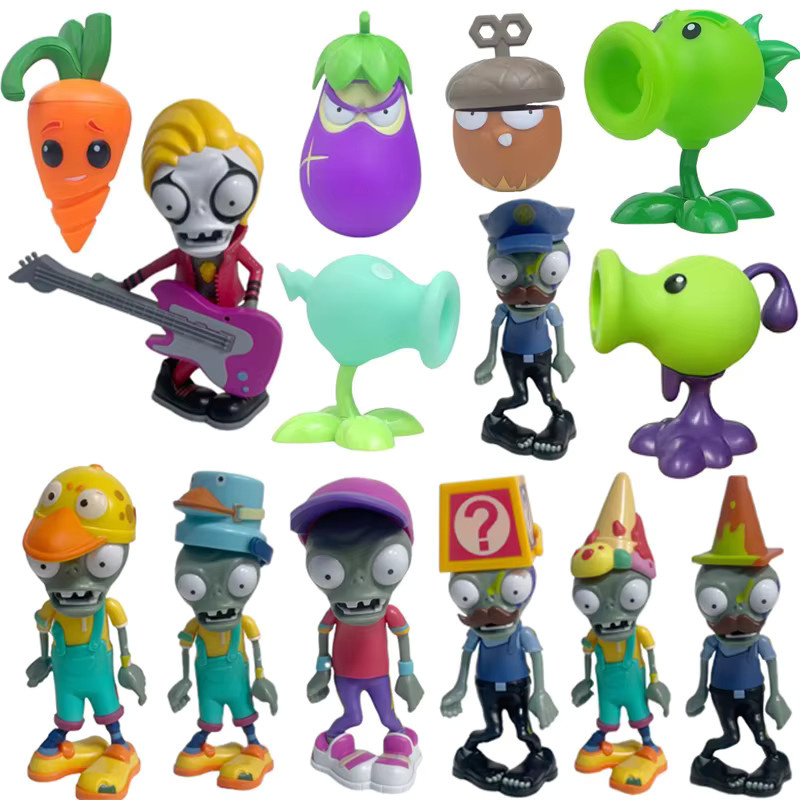 SHI JI YI GAO Plants vs. Zombies, Spielfiguren, Silikon, 8 Stile - Bild 3