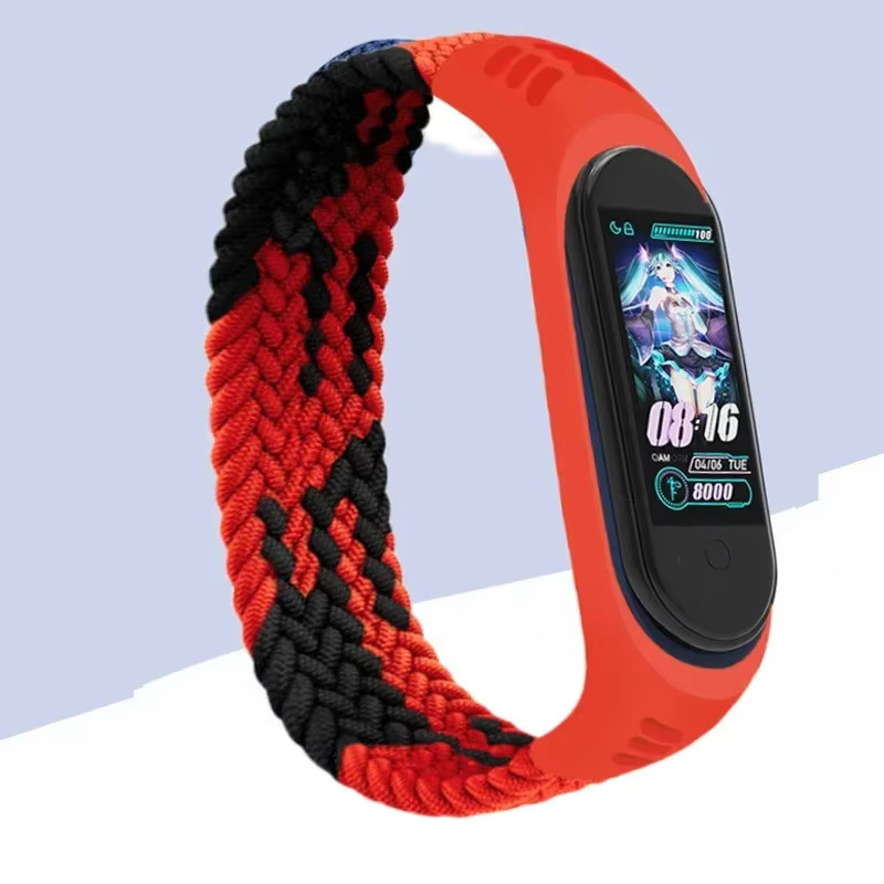Armband für Xiaomi Mi Band, Nylon, Bunt, Unisex - Bild 3
