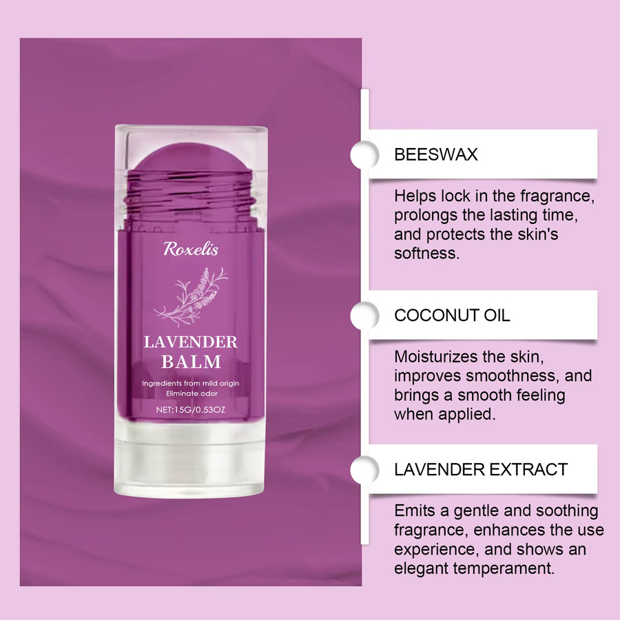 Roxelis Lavendel Festes Parfüm, Damen, Duftbalsam - Bild 2