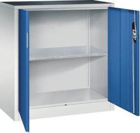 C+P Werkzeugschrank Acurado 7035/5010 in Grau und Blau, abschließbar, B: 100 cm, H: 93 cm, T: 40 cm - Bild 1