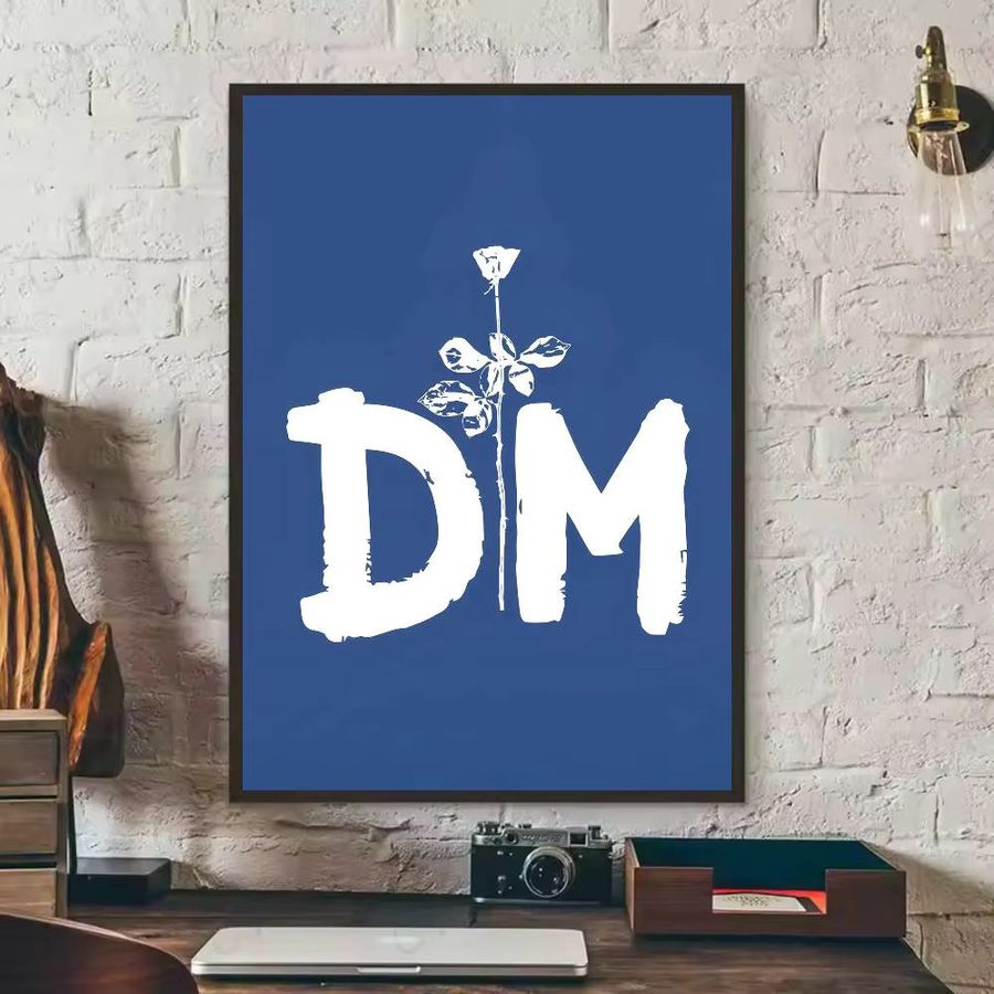 D-DEPECHE M-MODE Wanddekor Selbstklebender Kunst Aufkleber Wasserfest, Multicolor, Rechteckig - Bild 6