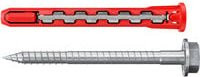 Fischer HybridPower FUS Universal Dübel Set aus Nylon und Stahl, Durchmesser: 10 mm, Länge: 90 mm, 10 Stück - Bild 2