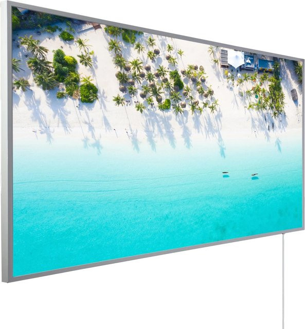 Könighaus Infrarotheizung Panorama-Serie Traumstrand 1 B: 120 cm, H: 60 cm, 1200 W - Bild 1