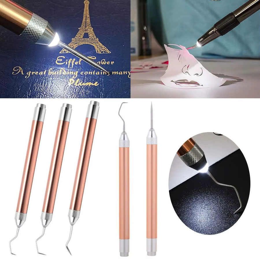 Tragbares Handheld-DIY-Schneidewerkzeug-Set aus Metall in Silber für die Vinyl-Entfernung und Installation mit Haken und Entfernungsstift - Bild 3