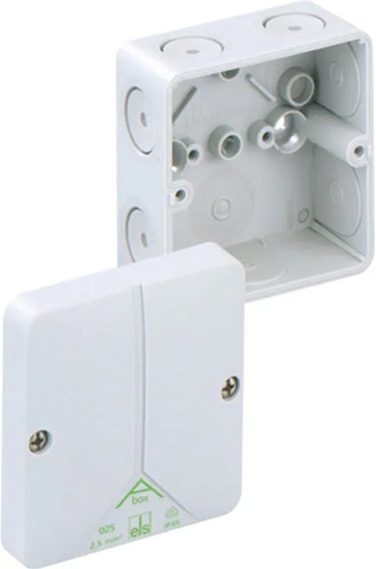 Spelsberg Aufputz Verbindungsdose IP65 mit Durchstoßmembran B/T/H: 8,0 x 8,0 x 5,2 cm - Bild 1