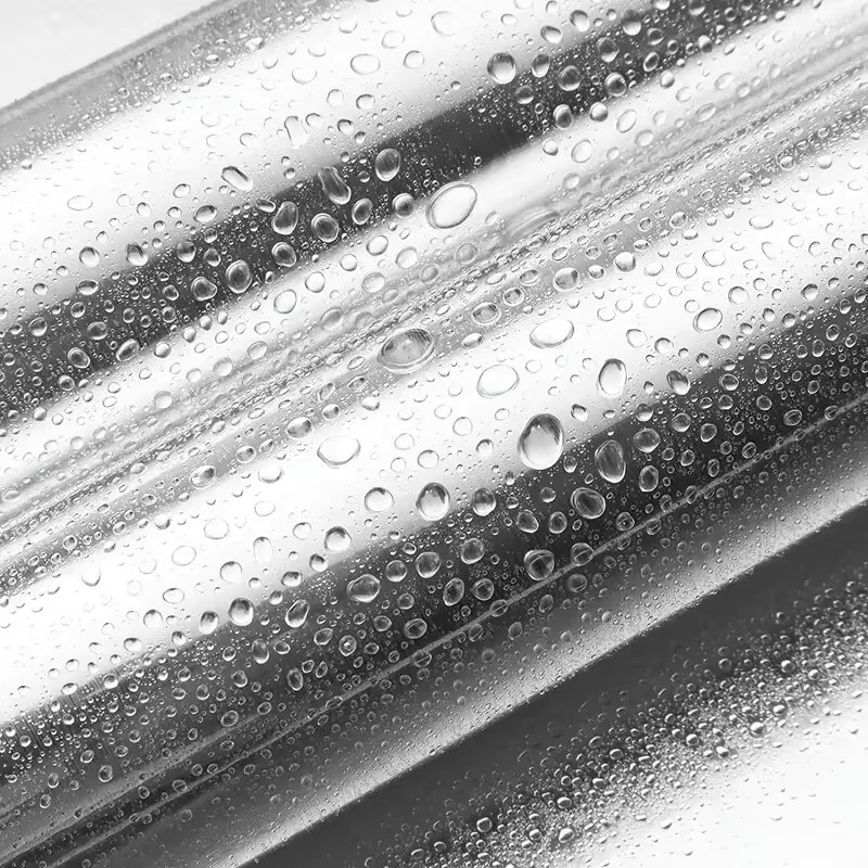 Selbstklebende Edelstahl-Tapete von ctzsoop in Silber, gebürstete Optik für Küche und Wohnzimmer, Breite: 40 cm - Bild 3