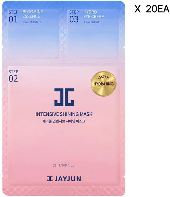 JAYJUN Intensive Shining 3-Stufen-Maske, 20 Blätter, Unisex - Bild 1