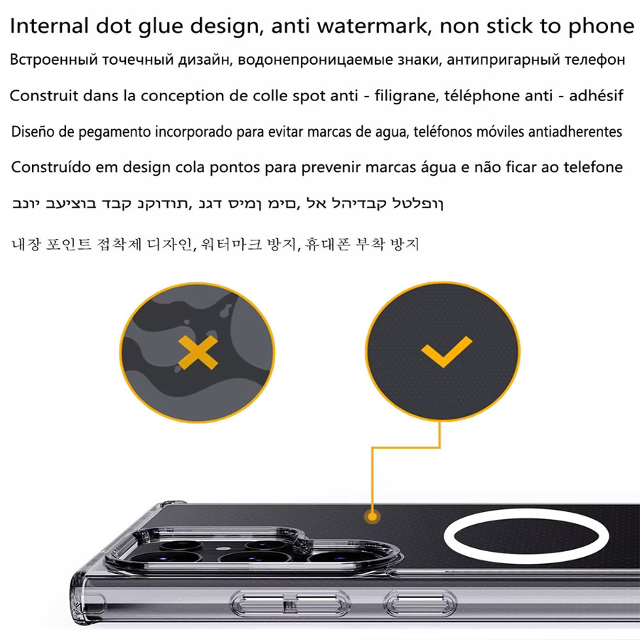 Original N53 Wireless Magnetic Case Transparente Silikon Hülle für Samsung Galaxy S26 S25 S24 S23 S21 Ultra Plus Z Flip Fold 7 6 5 4 3 - Bild 4