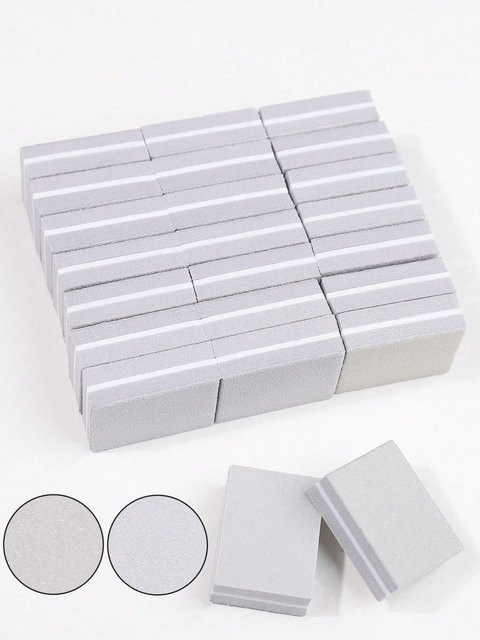 klimonla Mini Nagel Datei Blöcke, grau, Unisex - Bild 1