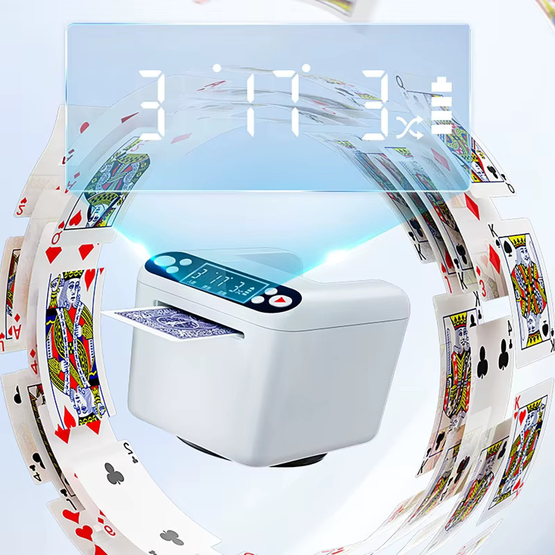Dreamburgh Automatischer Kartenhändler, OLED-Display, Weiß und Schwarz - Bild 2