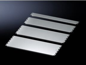 Rittal Bodenblech VX in Silber, Breite: 120 cm, Höhe: 17,5 cm - Bild 1