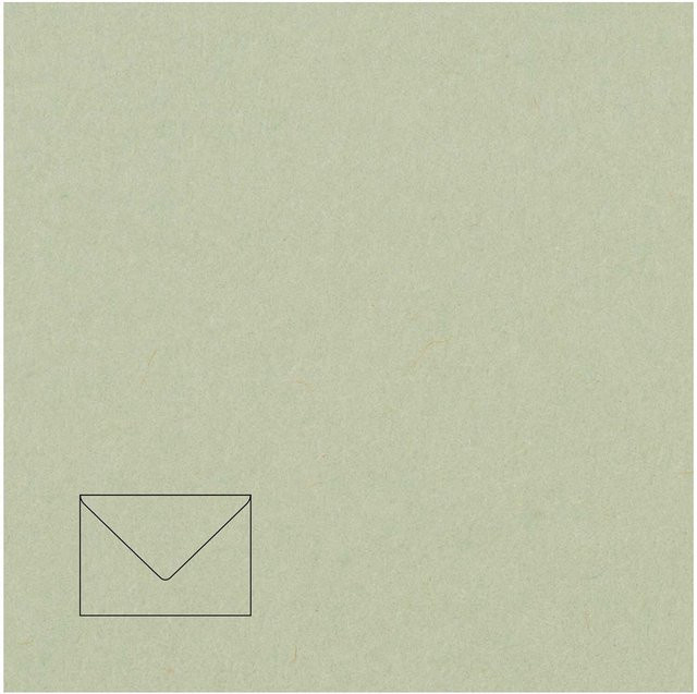 Rico Design Paper Poetry Kuvert Essentials B6, 5 Stück, Lindgrün - Bild 1