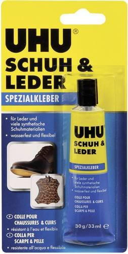 UHU Schuh & Leder Reparaturkleber Spezialkleber transparent 30 g - Bild 1