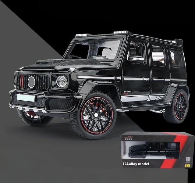 Linyi toy car Mercedes Benz G800, Druckgussmodell, 1:24, Metall, ab 14 Jahren - Bild 1