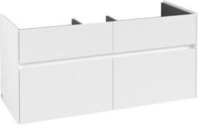Villeroy & Boch Waschtischunterschrank Collaro Wandhängend, Farbe White Matt, B/H/T: 115,4 x 54,6 x 44,4 cm - Bild 1