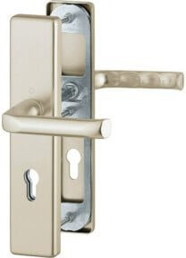 Hoppe Schutz-Drückergarnitur London in Silber aus Aluminium und Stahl mit PZ Profil und 72mm Achse - Bild 1