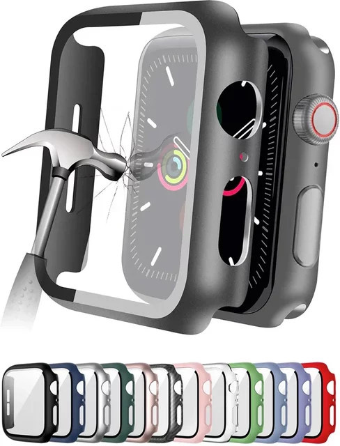 Apple Displayschutz für Apple Watch, Silikon, Schwarz, Unisex - Bild 1