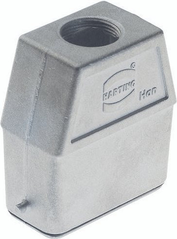 HARTING Tüllengehäuse 09 62 015 0441 in Silber aus Aluminium - Bild 1